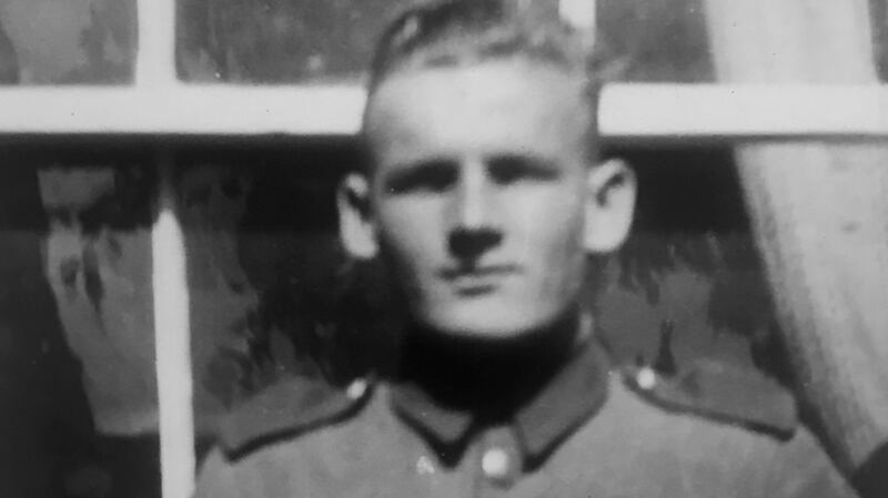 Corporal Charles Craney, commander of LOP7, who oversaw building of the ‘Éire’ sign in 1944