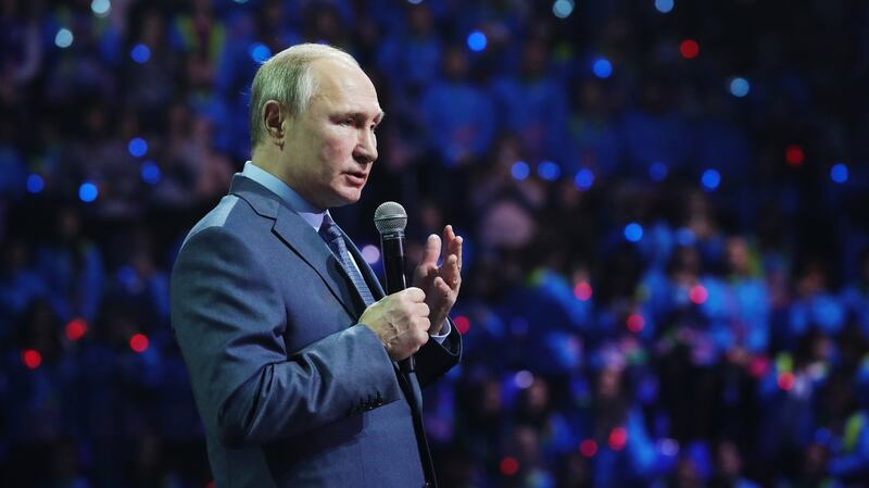 Russian president Vladimir Putin: There is no sign he is more willing now than in 2014 to allow Ukraine to pursue reforms, attract foreign investment and move further from Russia’s orbit. Photograph: Michael Klimentyev/Sputnik/Kremlin Pool