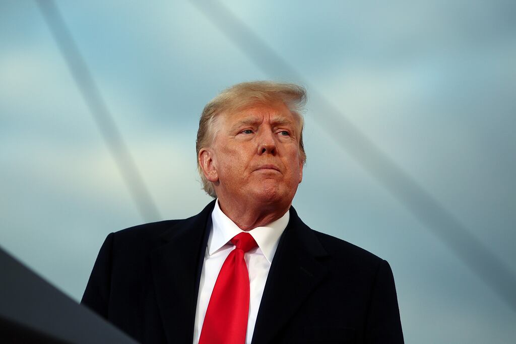 Donald Trump’s plans to take his media business public have suffered a further blow. Photograph: Veasey Conway/New York Times