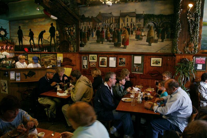 Some say you’ll find the best fish and chips in Ireland here. Photograph: Joe O'Shaughnessy