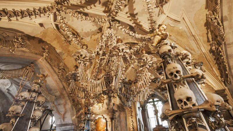 The Bone Church of Kutna Hora near Prague