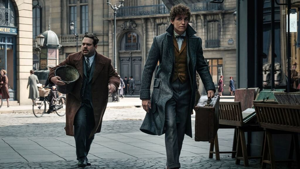 For Eddie Redmayne’s Newt Scamander, Atwood settled on a colour she calls “dirty peacock blue”