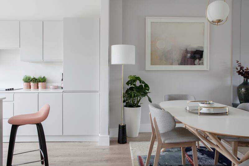 Open plan space designed by Optimise Design: Love or hate them, open-plan spaces are a great way to achieve flexibility. Photograph: Ruth Maria Murphy