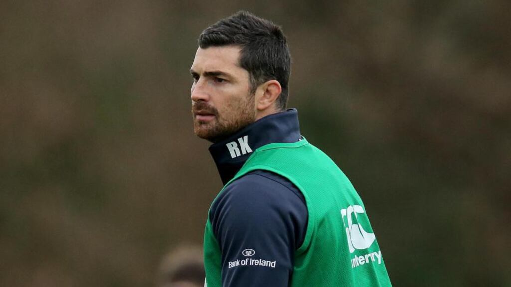 Matt O’Connor welcomes Rob Kearney back into the Leinster side for tomorrow’s trip to Cardiff. (Photograph: INPHO/Ryan Byrne)