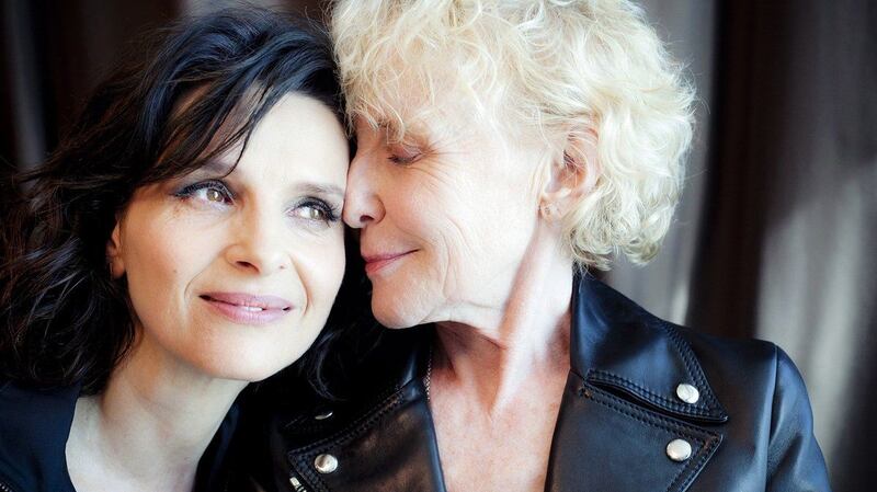 Claire Denis with Juliette Binoche. 'I love the way Claire shoots,' says Binoche