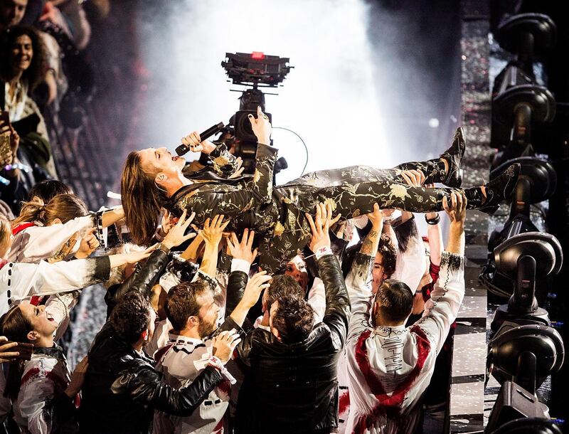 Maneskin: the band didn’t win the Italian X-Factor in 2017, but the show offered a springboard. Photograph: Romano Nunziato/NurPhoto via Getty
