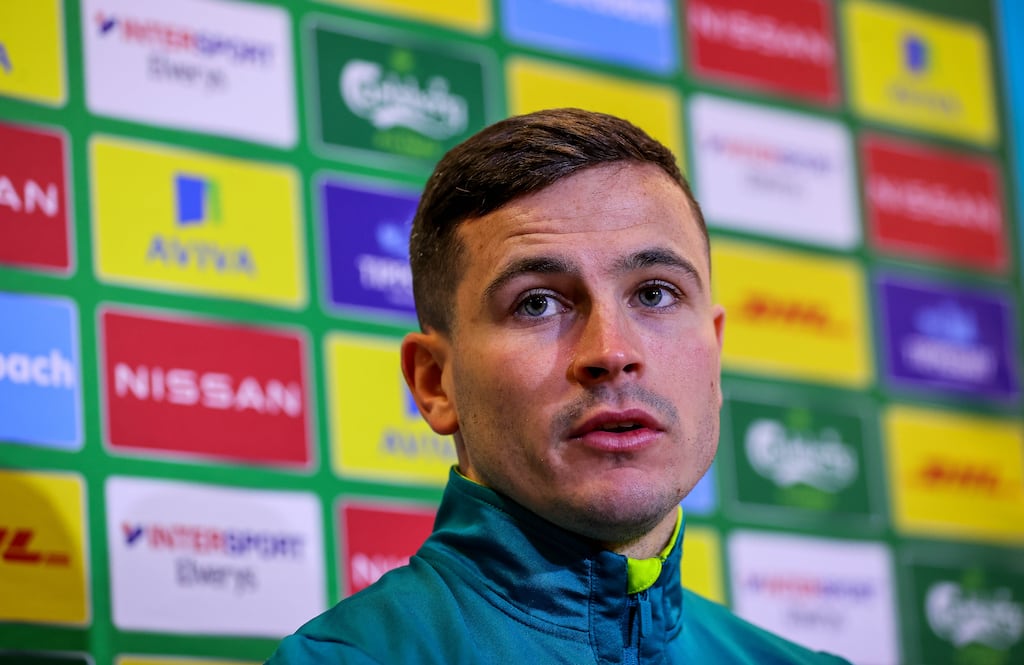 Burnley midfielder Josh Cullen is the FAI’s senior international men’s player of the year. Photograph: Ryan Byrne/Inpho