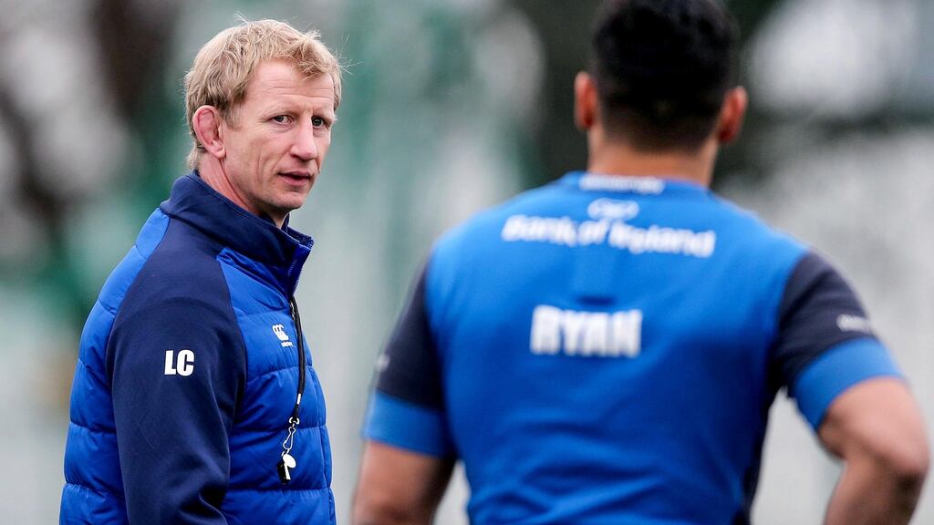 Leo Cullen: “We will prepare for the game as best we can, to put in a good performance, exactly the same mindset as we had last week.”  Photograph: Leo Cullen/Inpho
