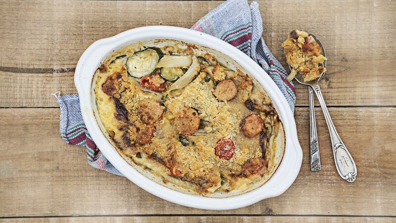 Provencal vegetable crumble. Photograph: Harry Weir