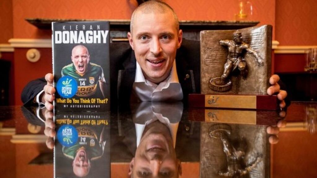 Kieran Donaghy’s autobiography ‘What Do You Think Of That?’ has been named Eir Sports Book of the Year. Photograph: Inpho/Morgan Treacy