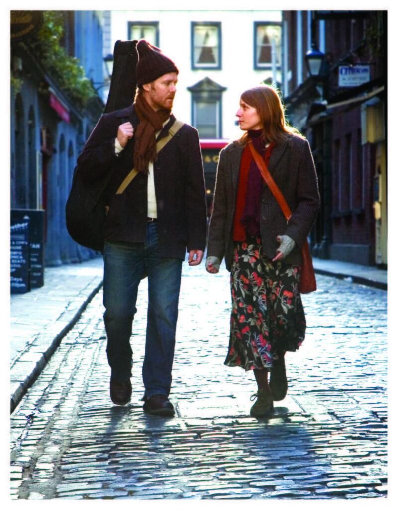 Glen Hansard and Markéta Irglová in Once, a  heart-warming film about an Irish busker and a Czech immigrant falling in love through music