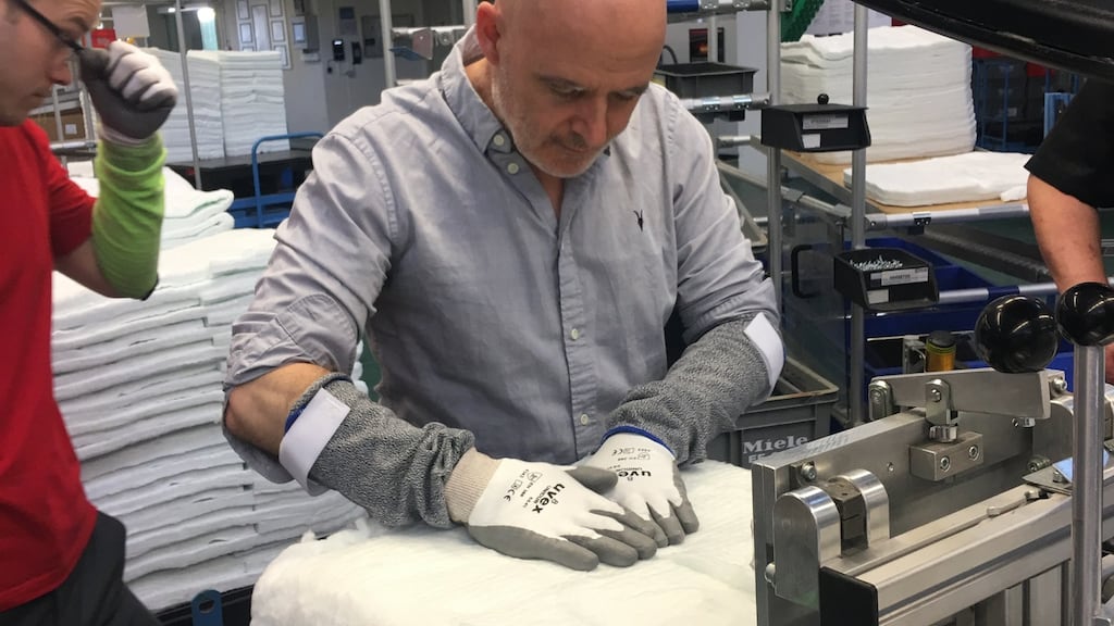 “I join a team. They are all affable but I am clearly useless. An oven which should be built in minutes takes me a lot longer than that”