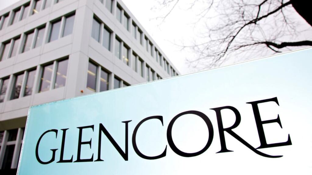 The headquarters of Glencore International. The company said its half-year earnings showed a 29 per cent decline. Photograph: Gianluca Colla/Bloomberg