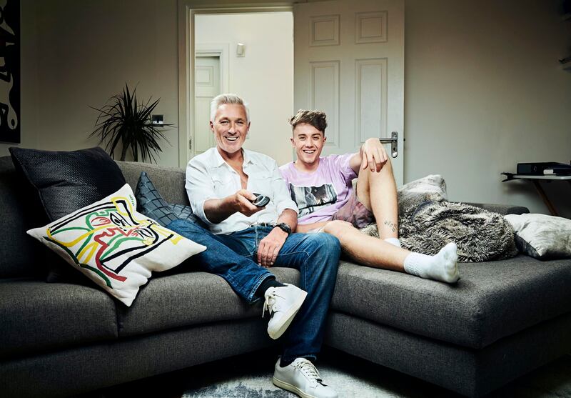 On Gogglebox ‘you see me and Roman absolutely how we have been since he was a kid’, says Martin Kemp. Photograph: Jude Edginton/Studio Lambert/Channel 4