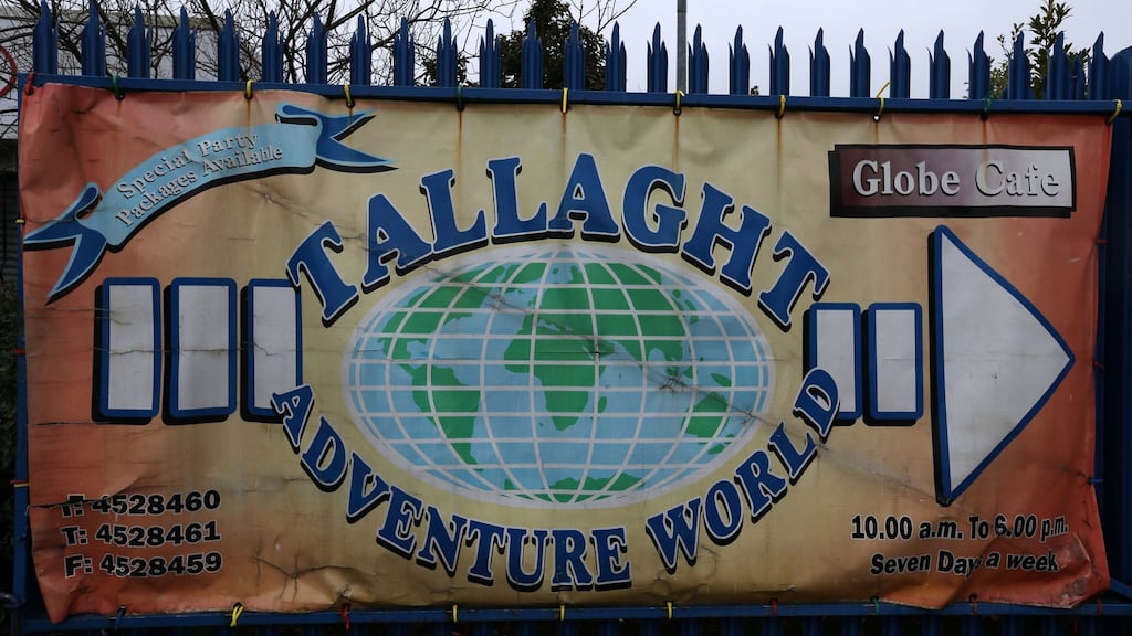 Tallaght Adventure World in Whitestown Business Park which was raided   just before closing time at 6pm on Monday. One employee was injured. Photograph: Colin Keegan/Collins