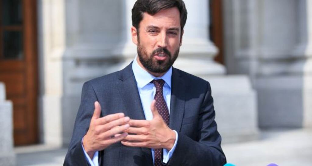 Eoghan Murphy says  it is his aim to get every single family out of homelessness Photograph: Gareth Chaney/Collins