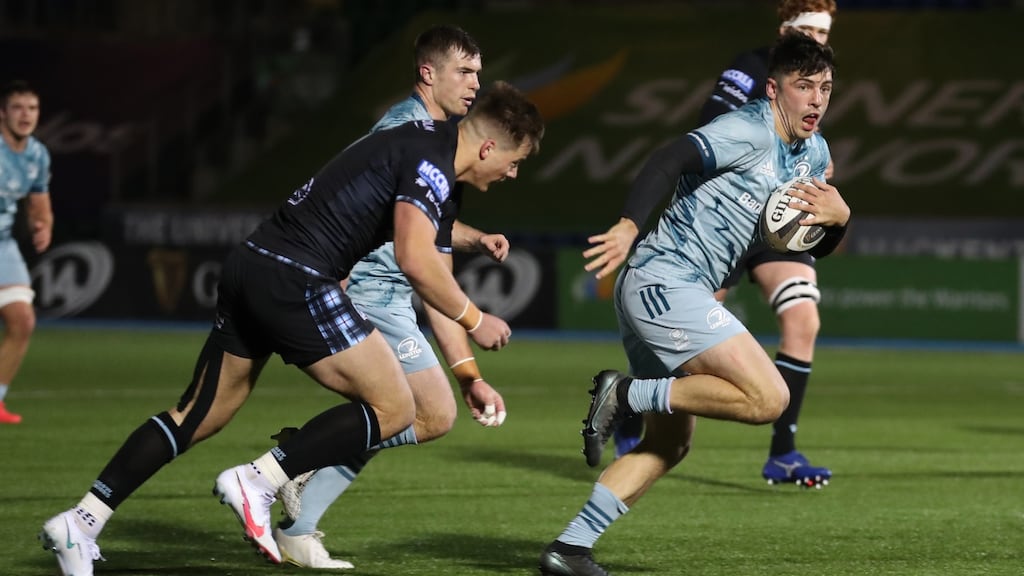 Jimmy O’Brien will make his Champions Cup debut at fullback fro Leinster. Photograph: Ian MacNicol/Getty Images