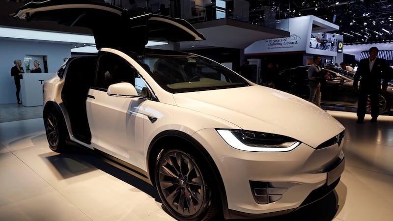 The family-orientated Model X starts at €101,870. Photograph: Reuters/Regis Duvignau/ File Photo