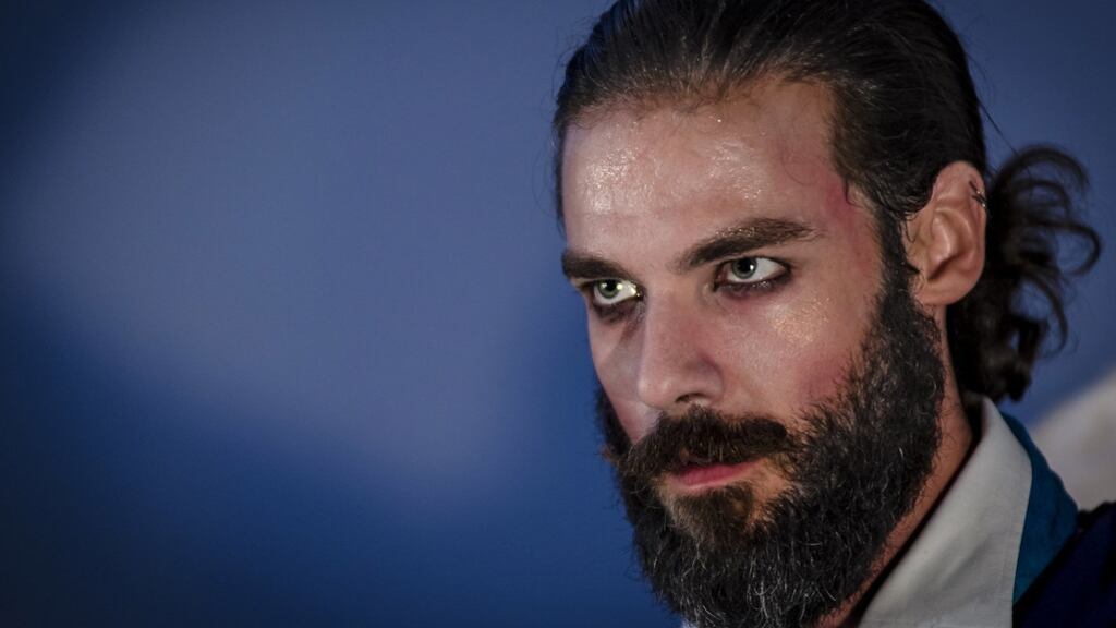 Christopher Carroll from the Breadknives production of The Emperor of America at the Blackheath Conservatoire, London. Photograph: Alexander Bradley