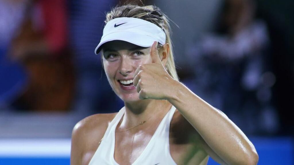 Maria Sharapova of Russia is again the highest earning female athlete. Photograph: Hong Wu/Getty Images