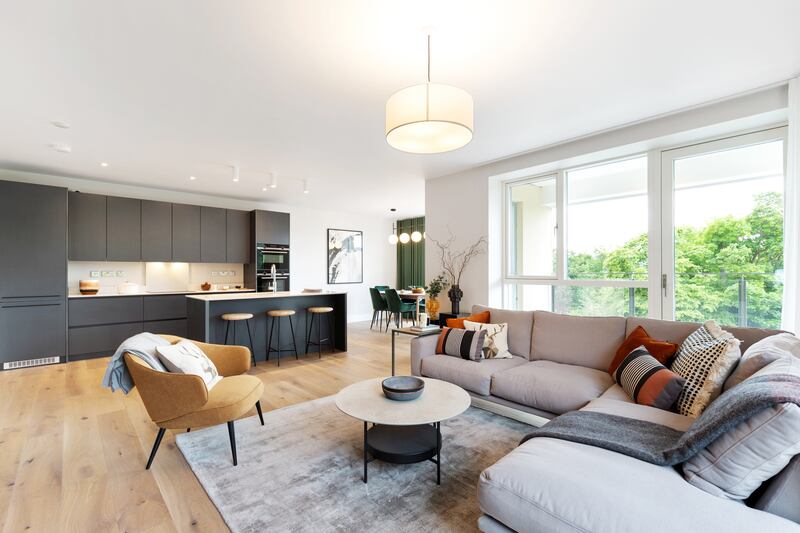 Kitchen-dining-living area at Brennanstown Wood