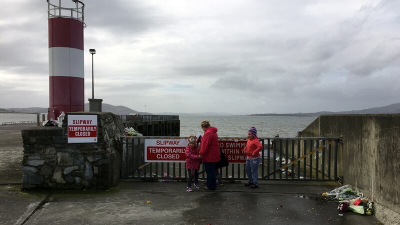 Five people died after being trapped in a car which slid down the slipway at Buncrana pier. File photograph: Peter Murtagh/The Irish Times