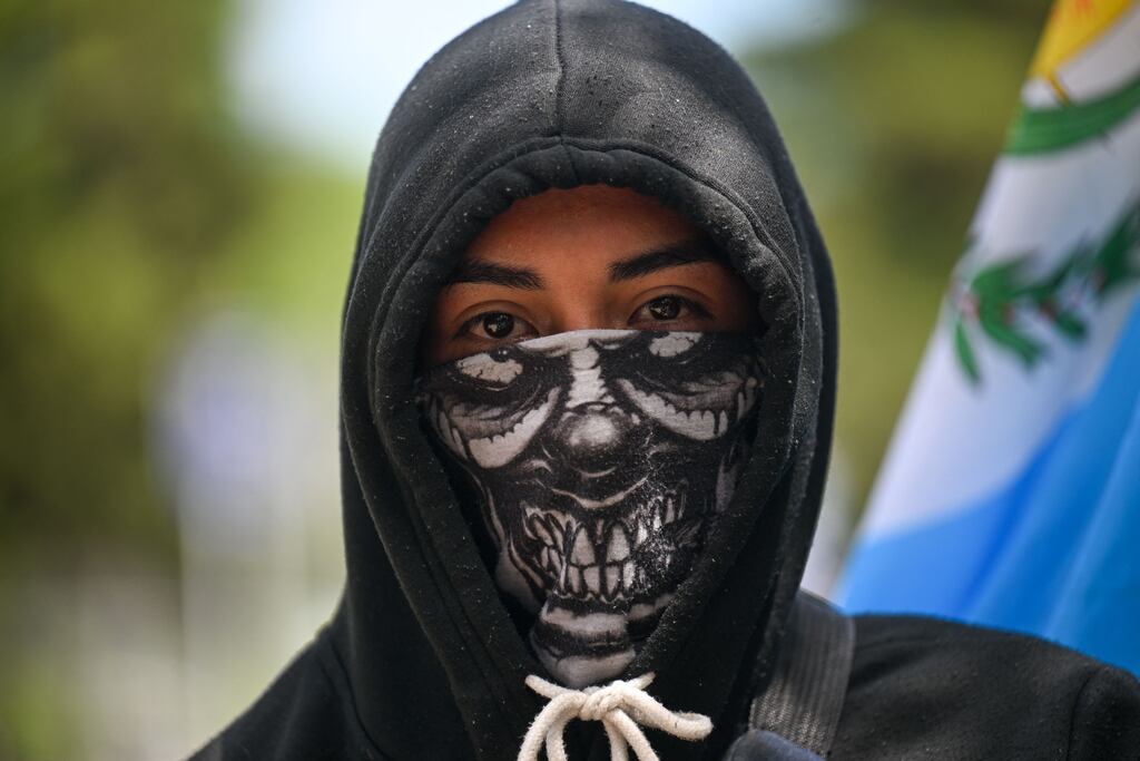 Minister for Justice Helen McEntee is to request urgent drafting for new laws governing the wearing of face masks at protests amid fears they will not be enacted if the Taoiseach calls an early general election. Photograph: Johan Ordonez/AFP via Getty Images