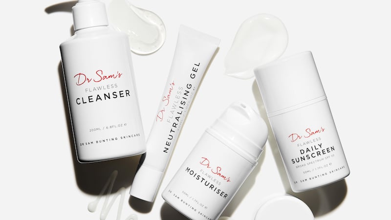 Bunting says deciding to launch her own brand was personal, rooted in her own skin struggles as a junior doctor