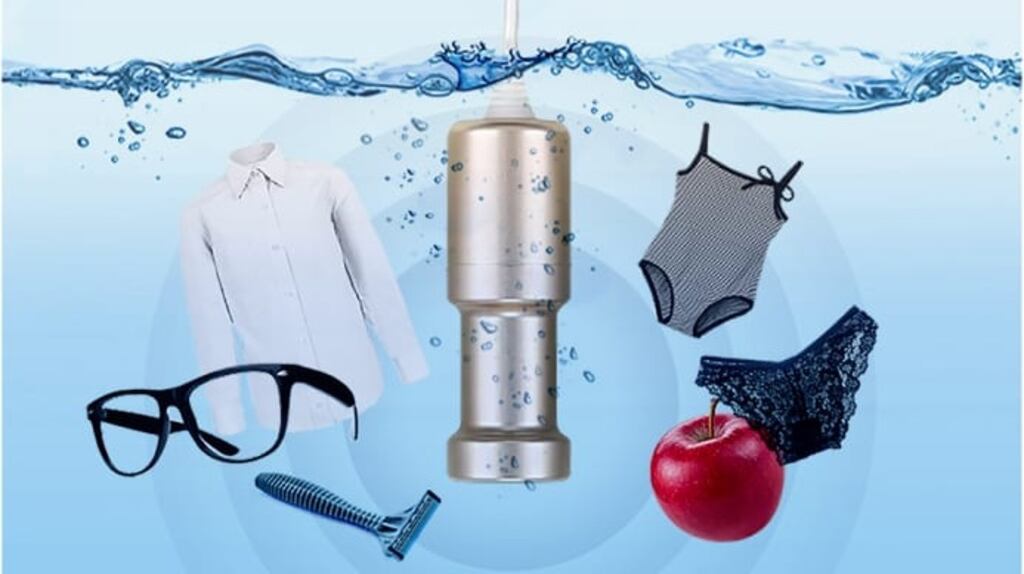The Sonic Soak is a handy portable device will deep-clean everything from your clothes to fruits and vegetables