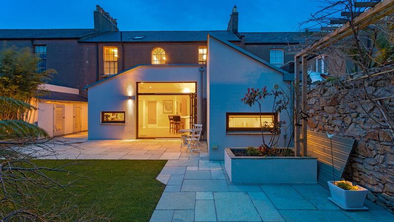 View of the house from the garden