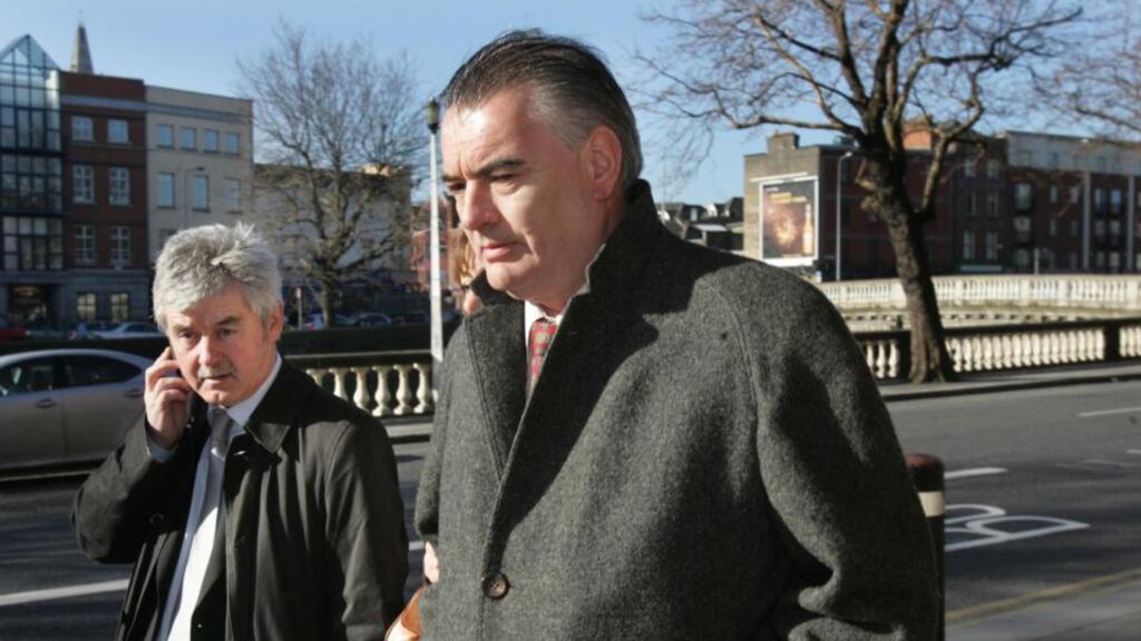 Ian Bailey (right) and his  solicitor Frank Buttimer. Photograph: Matt Kavanagh