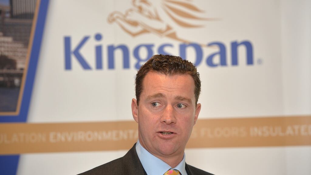 Gene Murtagh, CEO of Kingspan: since the end of June, the company has been asked to pitch for between 5 per cent and 6 per cent more project work in the UK compared to the same period last year. Photograph: Alan Betson / The Irish Times