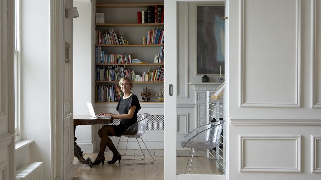 Gillian Sherrard and her Victorian home in Sandycove which she reconfigured