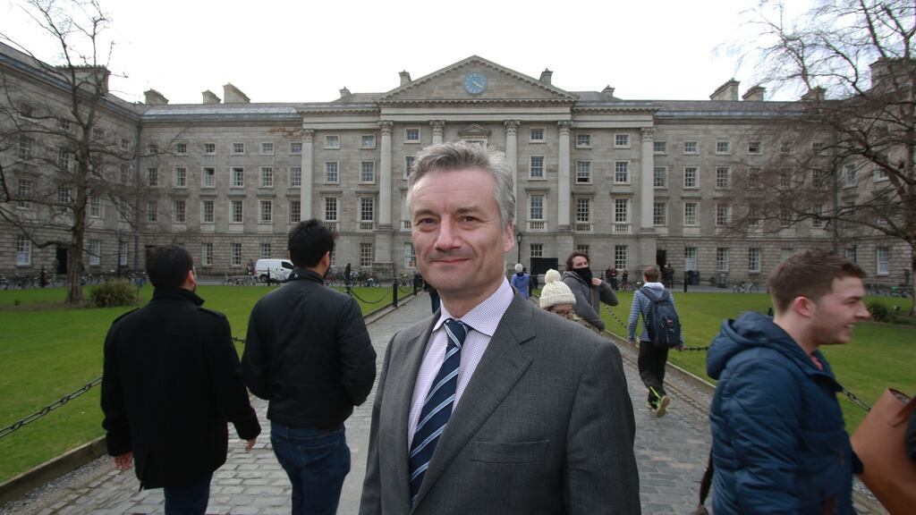 Trinity Provost Patrick Prendergast said the scholars had been given “the best possible start” to a university education. Photograph: Nick Bradshaw