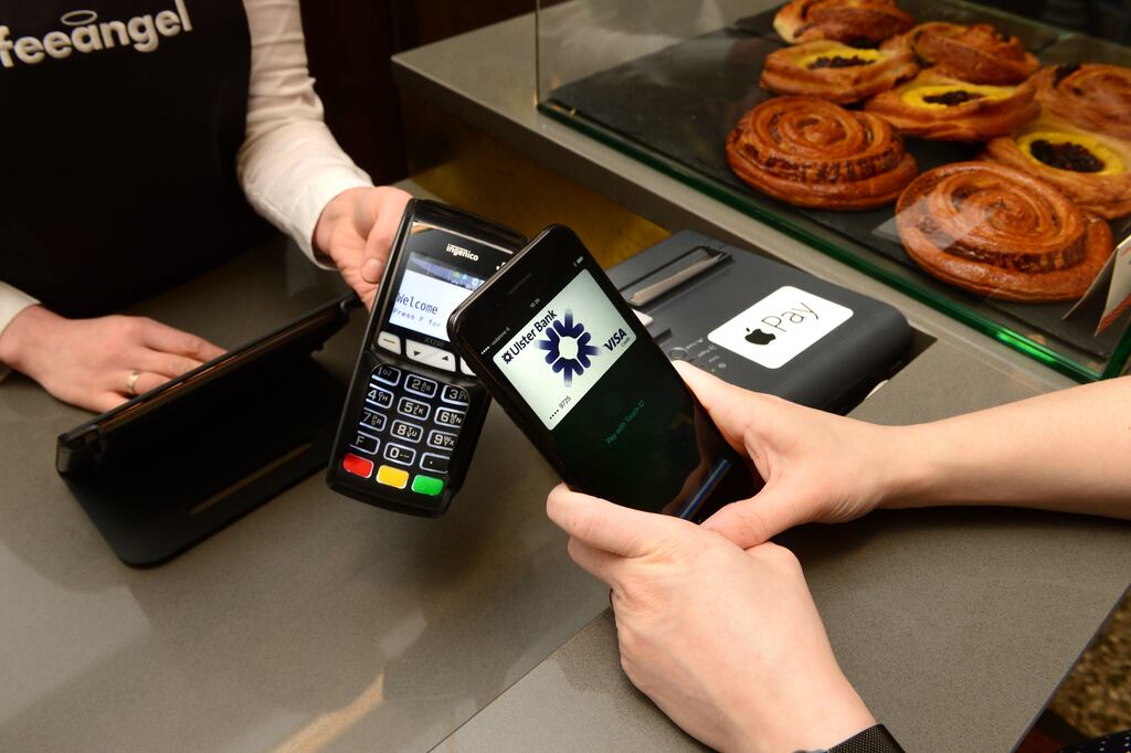 Apple pay later uses the Apple Pay system, but will only be available to US users. File photograph: Dara MacDónaill/The Irish Times