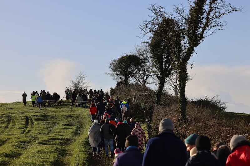 Month’s mind for Manchán Magan. Photograph: Dara Mac Dónaill