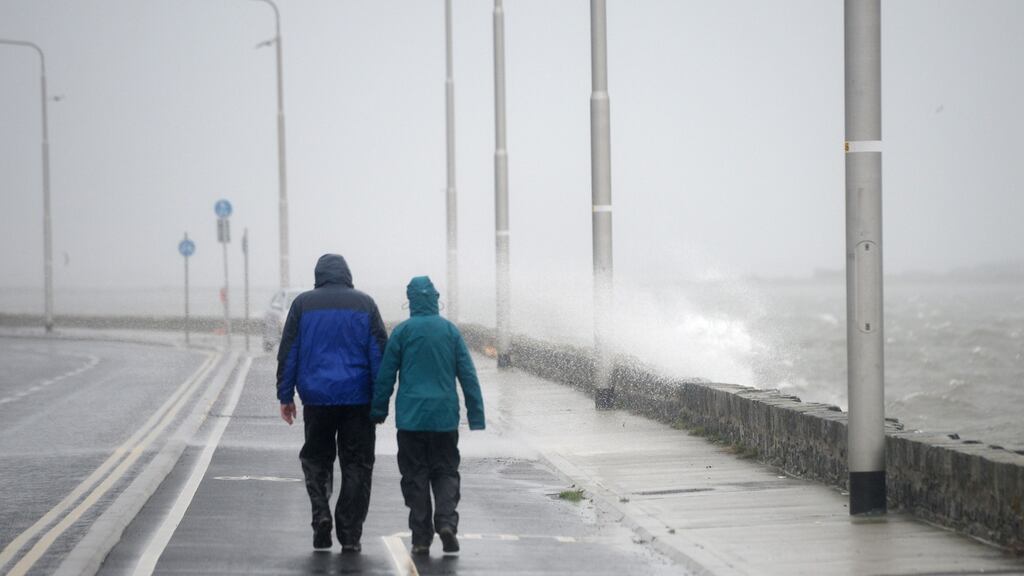 Heavy rain and wind will be at its strongest during the morning and afternoon of polling day. File photograph: Dara Mac Dónaill