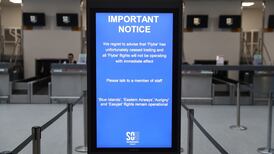 Flybe workers call for effort to save routes during Stormont protest