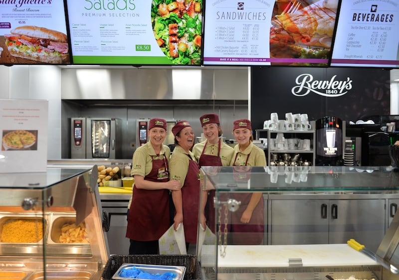 Kinnegad Plaza: staff at the Mac’s Place carvery. Photograph: Alan Betson