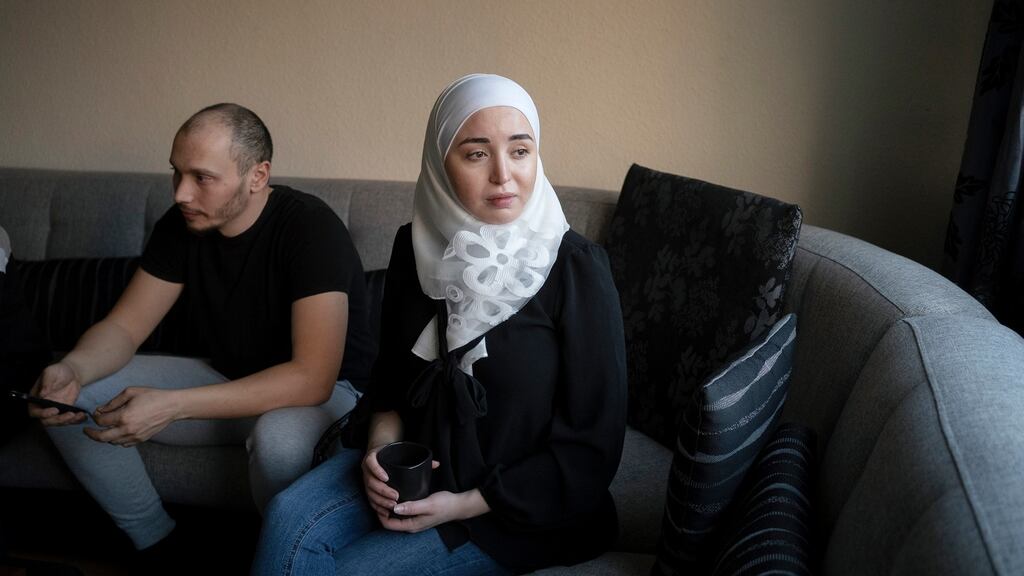 Ghalia al-Asseh (27), who fled Syria in 2015, and will soon be asked to leave Denmark. Photograph: Charlotte de la Fuente/The New York Times