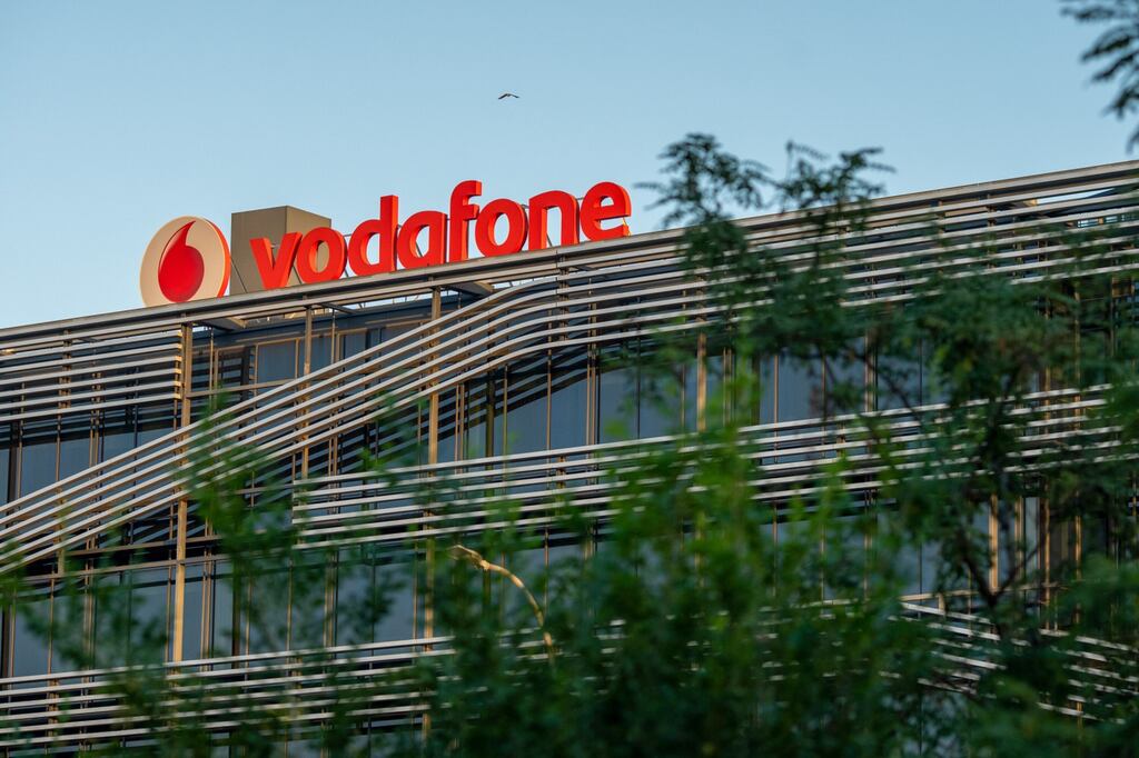 Vodafone is selling its Italian business. Photograph: Manaure Quintero/Bloomberg