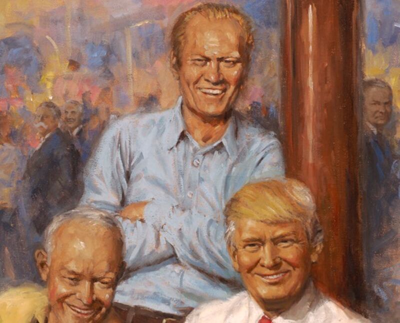 Gerald Ford in Andy Thomas’s painting