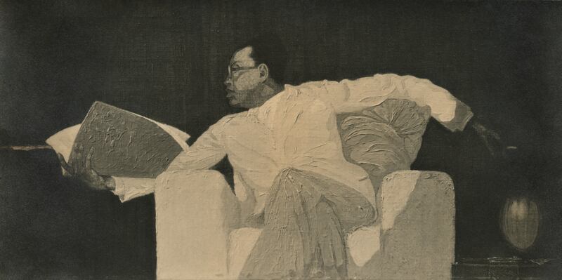 Louis le Brocquy portrait of Ferdinand Levy, 1939. Courtesy of the le Brocquy estate