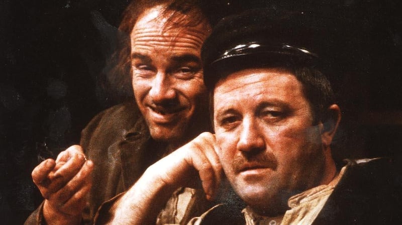 John Kavanagh as Joxer and Donal McCann as Captain Boyle in Juno and the Paycock. Photograph: Tom Lawlor