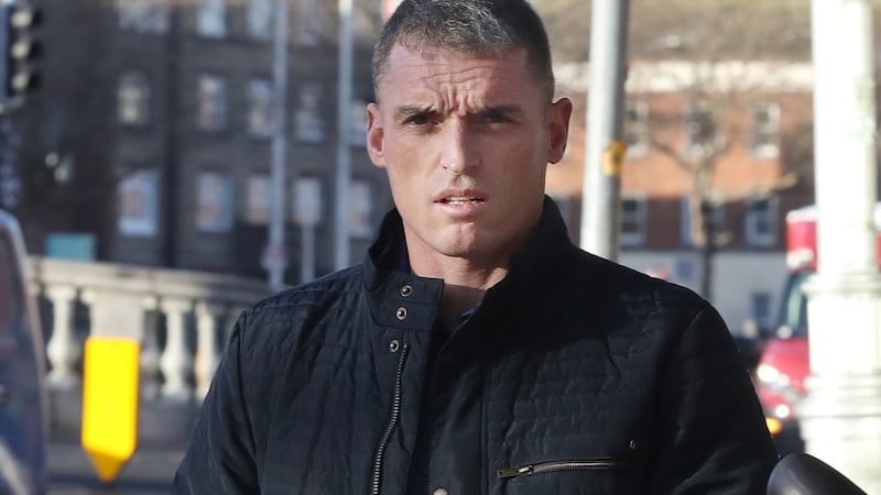 A file photograph of Jason Boyle at the Four Courts during the High Court case. He denied being a drug dealer. Photograph: Collins Courts.