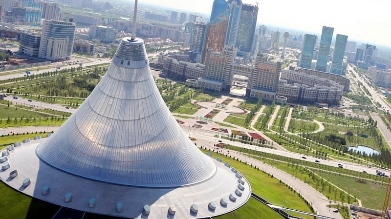A view of Astana, the Kazakh capital. Photograph: Stanislav Filippov/Getty/AFP