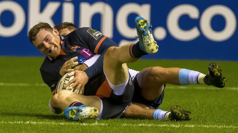 George Taylor, a former Scotland age-grade international hasn’t featured for Edinburgh this season due to concussion. Photograph: Craig Watson/Inpho