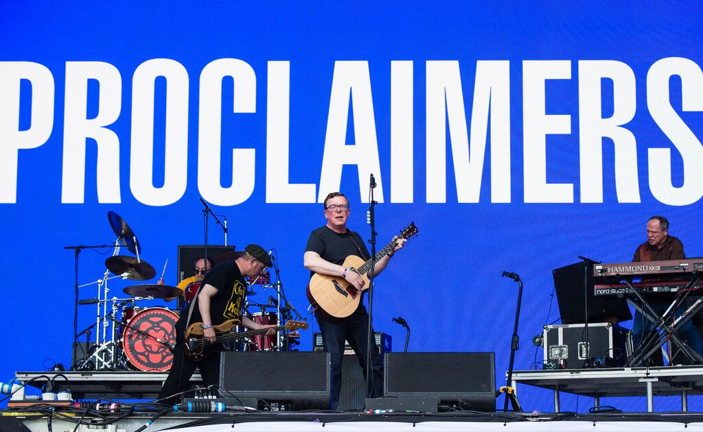 The Proclaimers: they're gonna be the men who don't get OBEs. Photograph: Harry Durrant/Getty