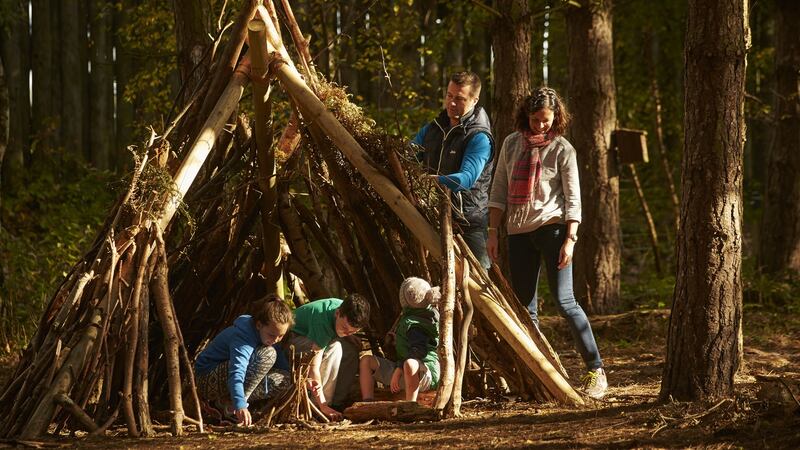 Den Building at Center Parcs, Milton Keynes. Photograph: Center Parcs
