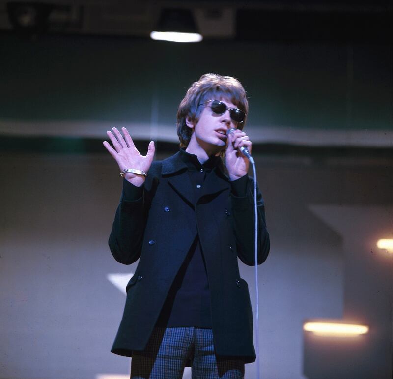 Scott Walker performing on TV show  MusicBrainz. Photograph: David Redfern/Redferns